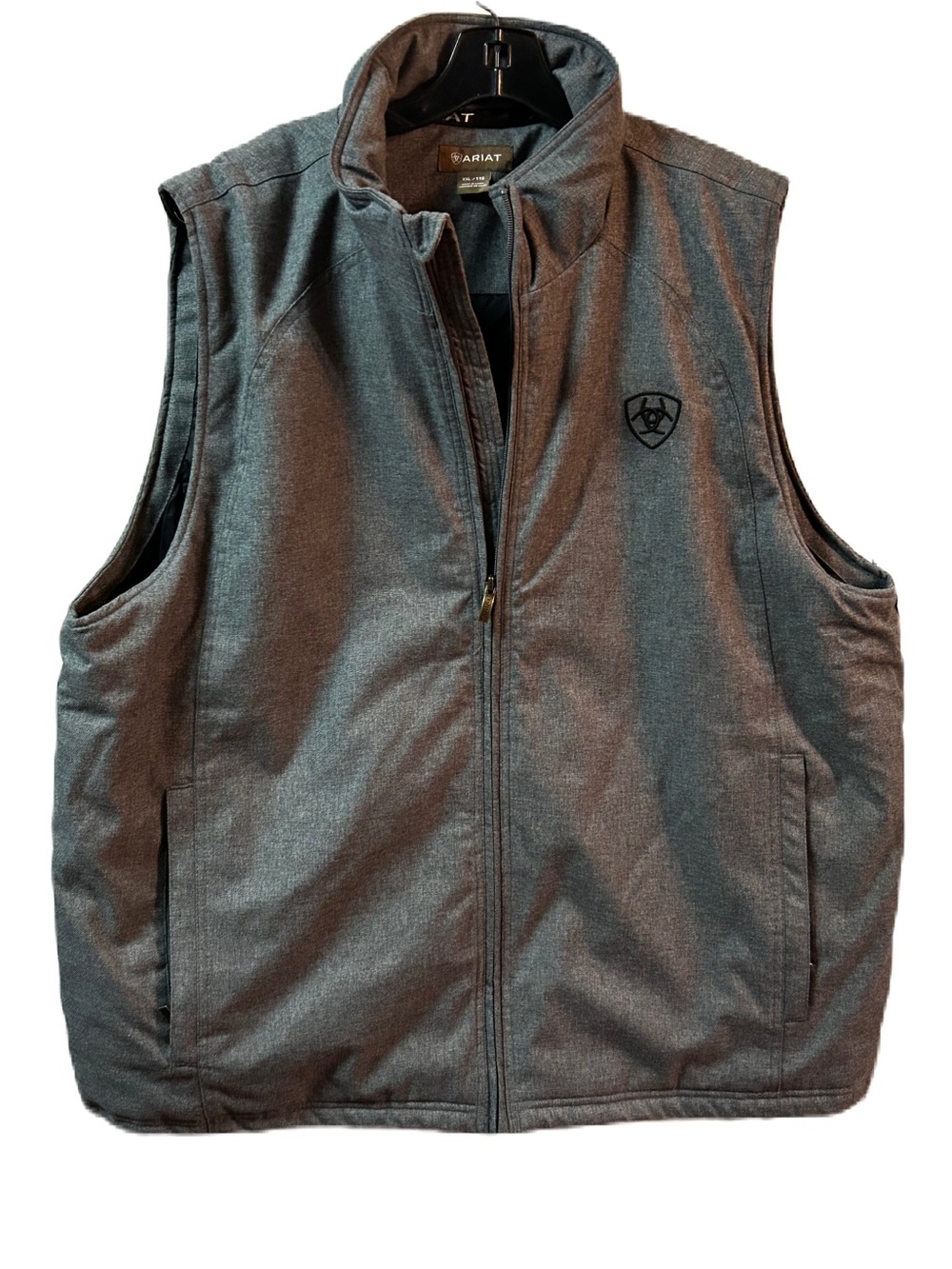 ARIAT MEN'S CHARCOAL TEAM VEST 10020555. SZ XXL. Concealed carry. EXCELLENT COND